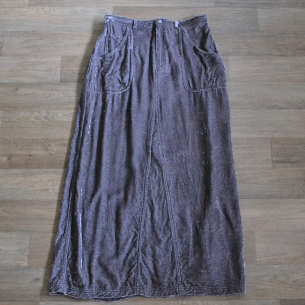 J. Jill Purple Maxi Skirt
